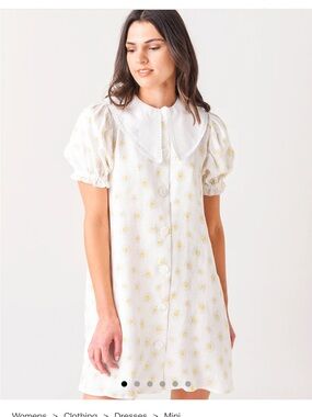 Sleeper Woven linen dress